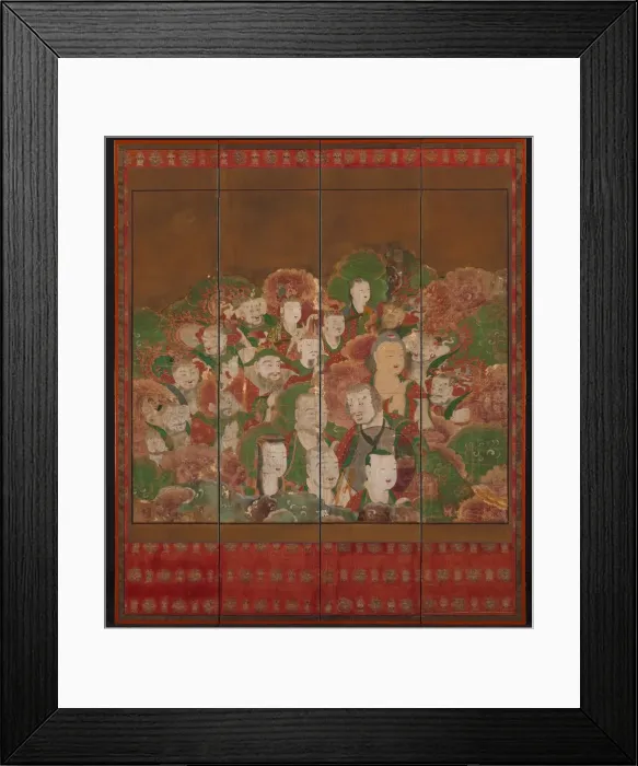 Framed Print : Buddhist Deities, 1700s-1800s. Creator: Unknown Framed Print : Buddhist Deities, 1700s-1800s. Creator: Unknown