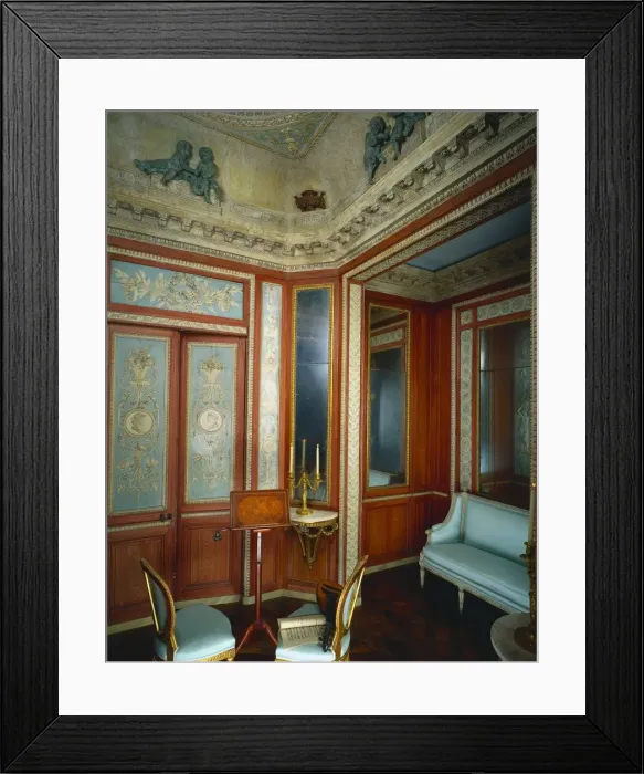 Framed Print : Boudoir from Hotel dHocqueville, Rouen, c Framed Print : Boudoir from Hotel dHocqueville, Rouen, c