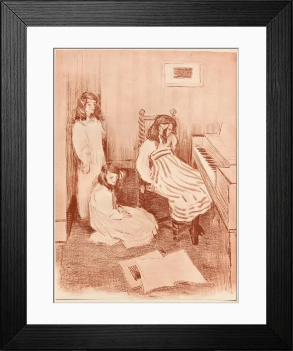 Framed Print : Bouderie, 1898. Creator: Alfredo Müller (Italian, 1869-1940);Imprimerie Champenois Framed Print : Bouderie, 1898. Creator: Alfredo Müller (Italian, 1869-1940);Imprimerie Champenois