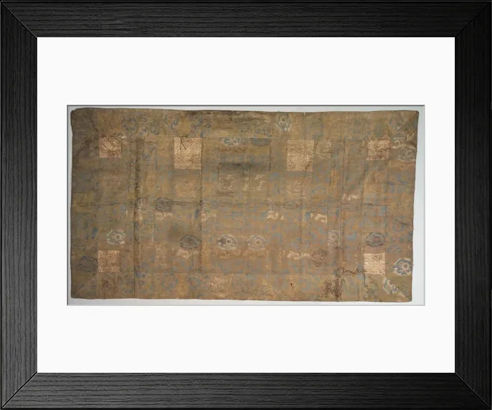 Framed Print : Buddhist Vestment (Kesa), early 1800s. Creator: Unknown