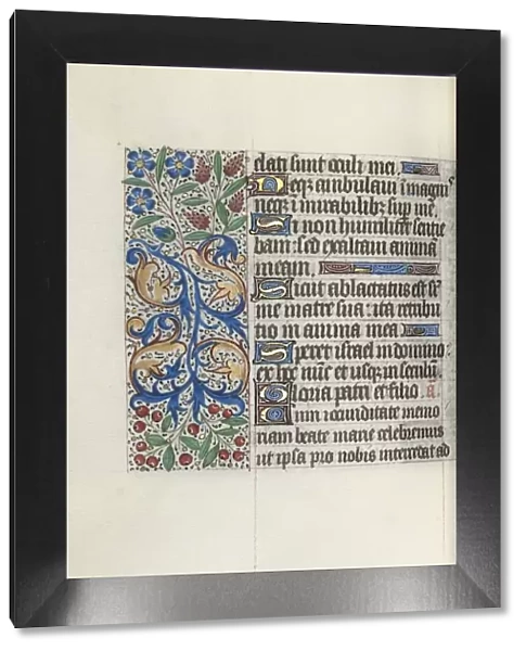Book of Hours (Use of Rouen): fol. 77v, c. 1470. Creator: Master of the Geneva Latini (French