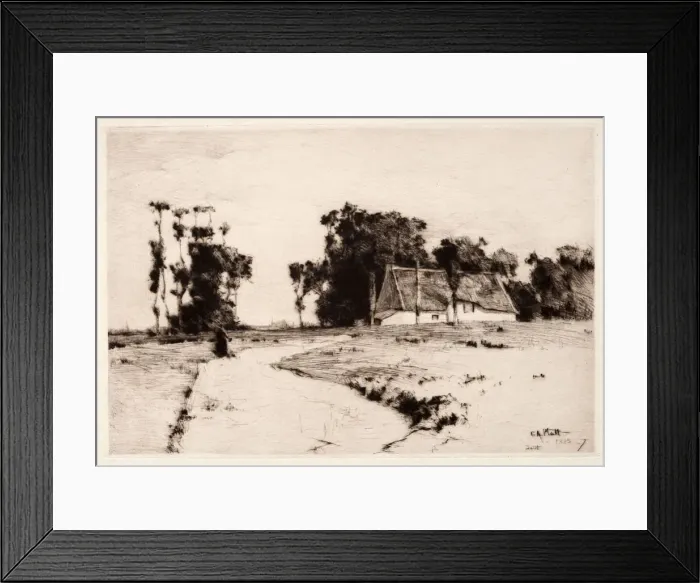 Framed Print : Brittany Trees, 1885-1887. Creator: Charles Adams Platt (American, 1861-1933) Framed Print : Brittany Trees, 1885-1887. Creator: Charles Adams Platt (American, 1861-1933)
