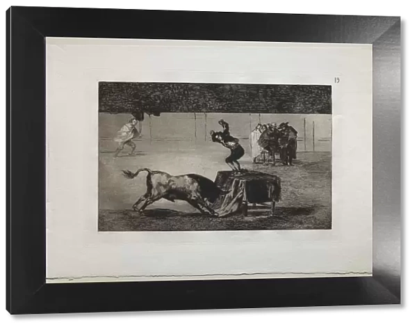 Bullfights: Another Madness of his in the Same Ring, 1876. Creator: Francisco de Goya (Spanish