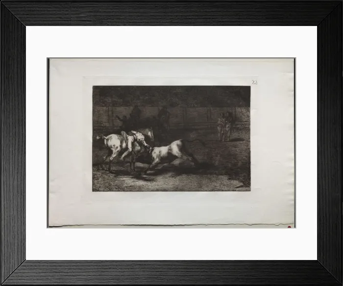 Framed Print : Bullfights: Mariano Ceballos, Alias the Indian, Kills the Bull From his Horse, 1876 Framed Print : Bullfights: Mariano Ceballos, Alias the Indian, Kills the Bull From his Horse, 1876