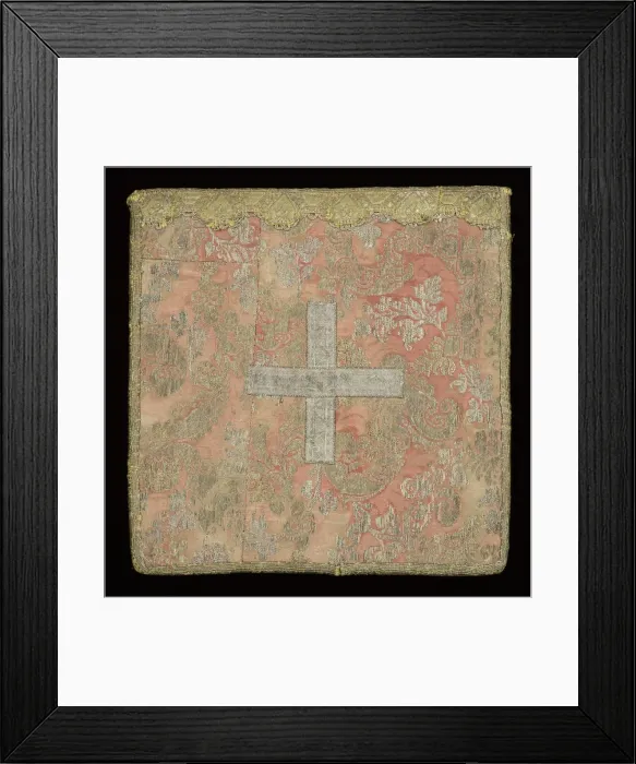 Framed Print : Burse (Corporal Case), second half of 18th century. Creator: Unknown Framed Print : Burse (Corporal Case), second half of 18th century. Creator: Unknown