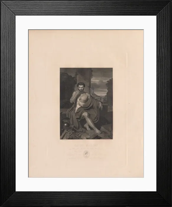 Framed Print : Caius Marius on the Ruins of Carthage. Creator: Stephen Alonso Schoff (American, 1818-1905) Framed Print : Caius Marius on the Ruins of Carthage. Creator: Stephen Alonso Schoff (American, 1818-1905)