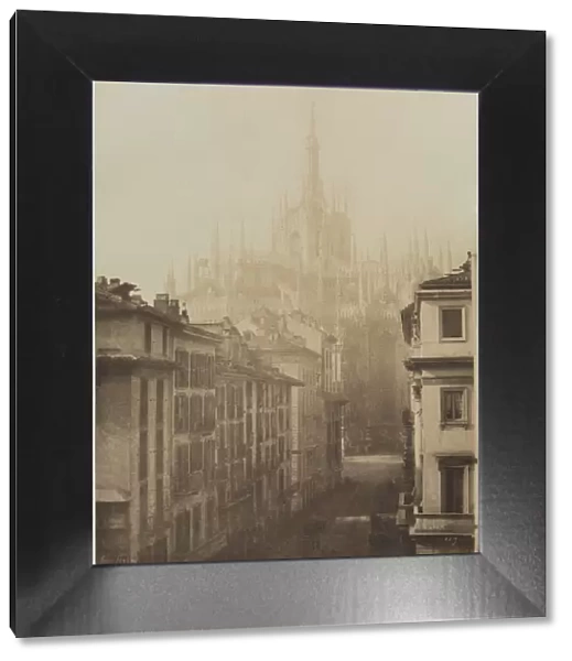 Cathedral from Corso Francesco, Milan, 1857. Creator: Leon Gerard (French)