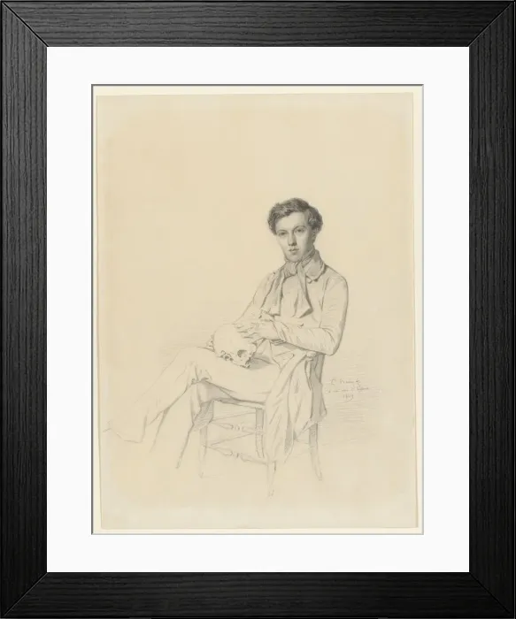 Framed Print : Charles Passant, 1849. Creator: Gustave Edward Barry (French)
