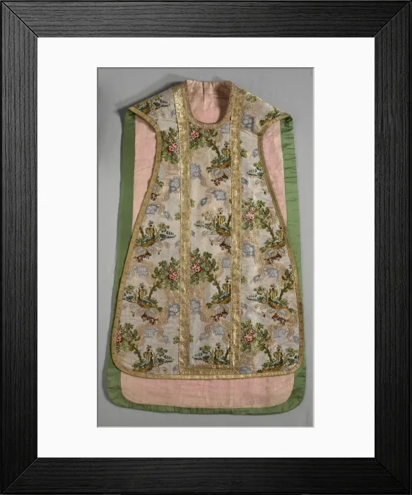 Framed Print : Chasuble, c. 1760-1770. Creator: Unknown Framed Print : Chasuble, c. 1760-1770. Creator: Unknown