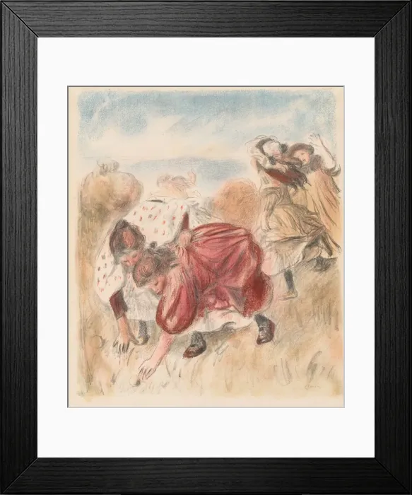 Framed Print : Children Playing Ball, 1900. Creator: Pierre-Auguste Renoir (French, 1841-1919) Framed Print : Children Playing Ball, 1900. Creator: Pierre-Auguste Renoir (French, 1841-1919)