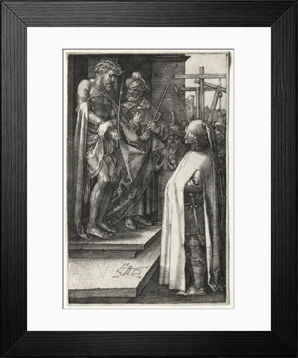 Framed Print : Christ Shown to the People, 1512. Creator: Albrecht Dürer (German, 1471-1528) Framed Print : Christ Shown to the People, 1512. Creator: Albrecht Dürer (German, 1471-1528)