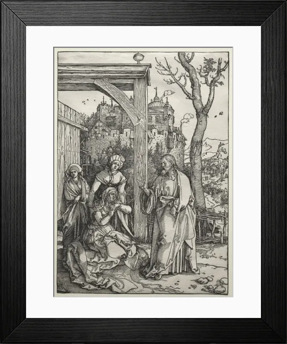 Framed Print : Christ Taking Leave of His Mother, c. 1504-1505. Creator: Albrecht Dürer (German, 1471-1528) Framed Print : Christ Taking Leave of His Mother, c. 1504-1505. Creator: Albrecht Dürer (German, 1471-1528)