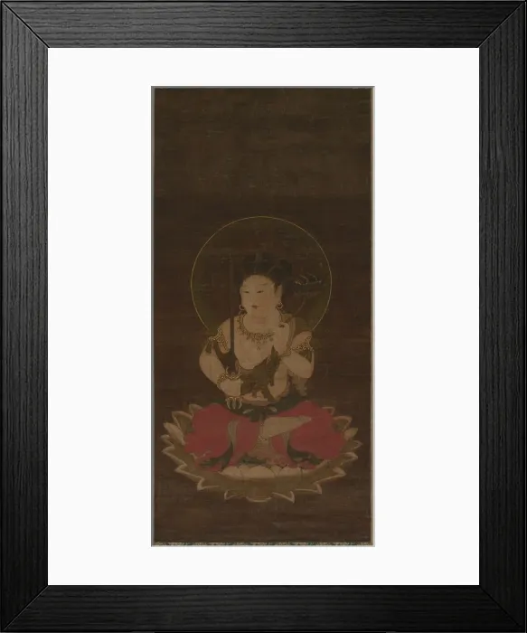 Framed Print : Chigo Monju: Manjusri as a Child, early 1400s. Creator: Unknown Framed Print : Chigo Monju: Manjusri as a Child, early 1400s. Creator: Unknown