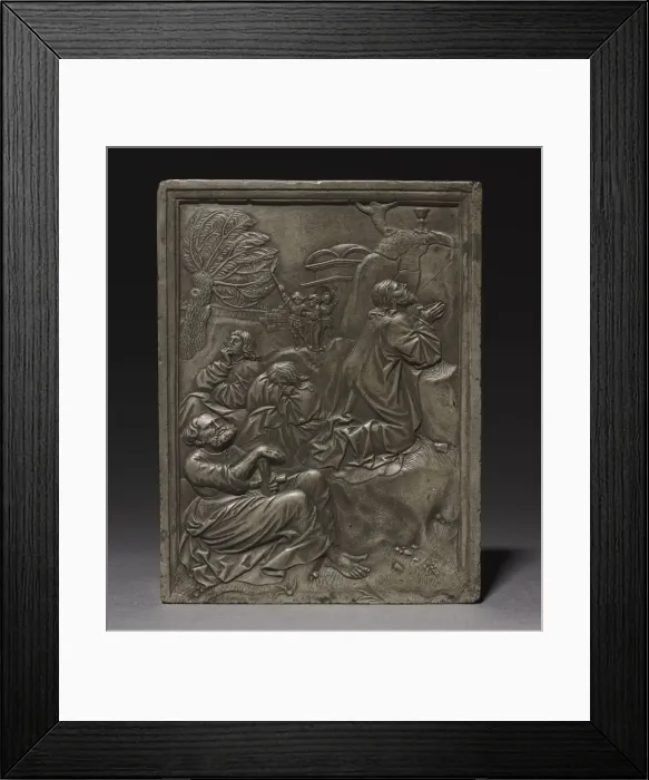 Framed Print : Christ in the Garden of Gethsemane, 1500s. Creator: Hans Daucher (German, c. 1485-aft 1538) Framed Print : Christ in the Garden of Gethsemane, 1500s. Creator: Hans Daucher (German, c. 1485-aft 1538)