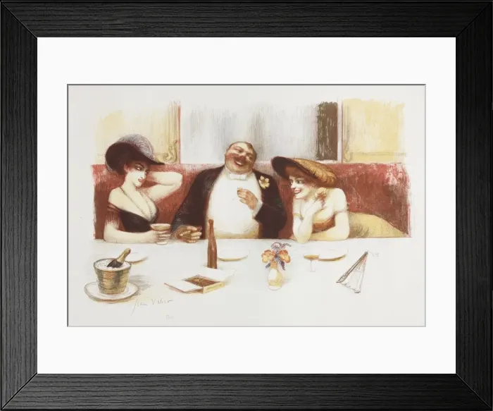 Framed Print : Chez Durand, 1904. Creator: Jean Veber (French, 1868-aft 1907) Framed Print : Chez Durand, 1904. Creator: Jean Veber (French, 1868-aft 1907)
