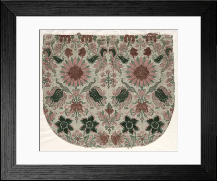 Framed Print : Chaperon (Hood), late 17th century. Creator: Unknown Framed Print : Chaperon (Hood), late 17th century. Creator: Unknown