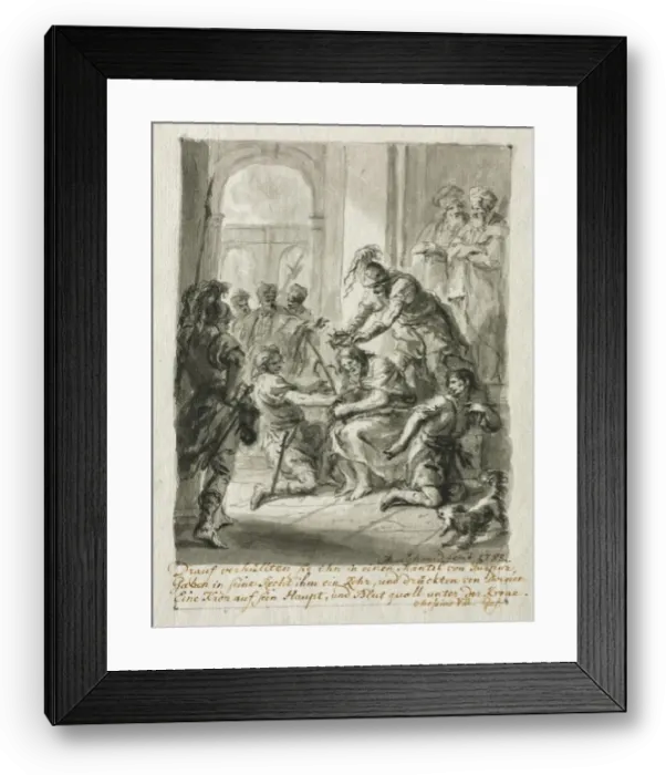 Framed Print : Christ Crowned with Thorns, 1788. Creator: Martin Johann Schmidt (Austrian, 1718-1801) Framed Print : Christ Crowned with Thorns, 1788. Creator: Martin Johann Schmidt (Austrian, 1718-1801)