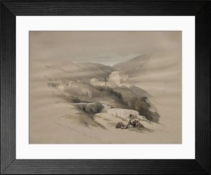 Framed Print : Christian Church of St. George at Ludd, ancient Lydda, 1839. Creator: David Roberts (British Framed Print : Christian Church of St. George at Ludd, ancient Lydda, 1839. Creator: David Roberts (British