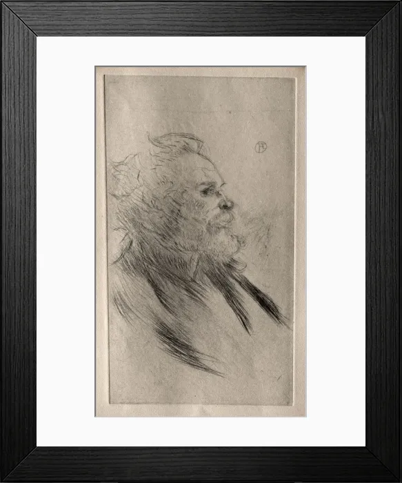 Framed Print : Charles Maurin, 1898. Creator: Henri de Toulouse-Lautrec (French, 1864-1901) Framed Print : Charles Maurin, 1898. Creator: Henri de Toulouse-Lautrec (French, 1864-1901)