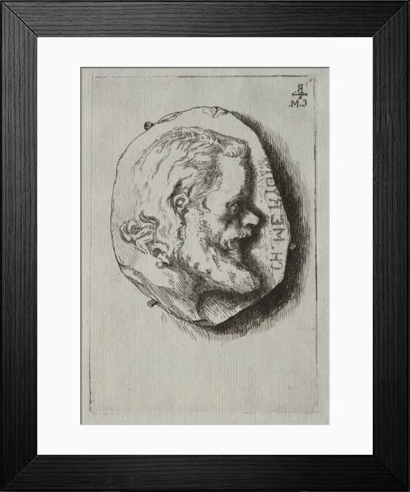 Framed Print : Charles Meryon, 1854. Creator: Felix Bracquemond (French, 1833-1914) Framed Print : Charles Meryon, 1854. Creator: Felix Bracquemond (French, 1833-1914)