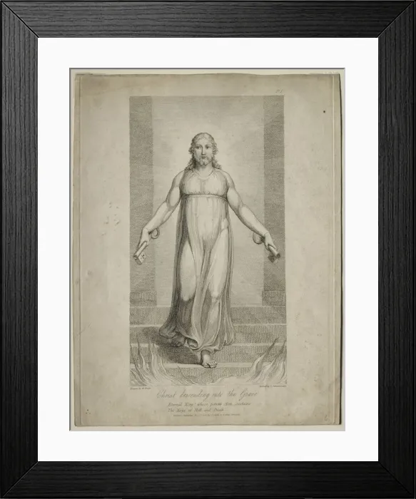 Framed Print : Christ Descending into the Grave. Creator: Luigi Schiavonetti (Italian, 1765-1810) Framed Print : Christ Descending into the Grave. Creator: Luigi Schiavonetti (Italian, 1765-1810)