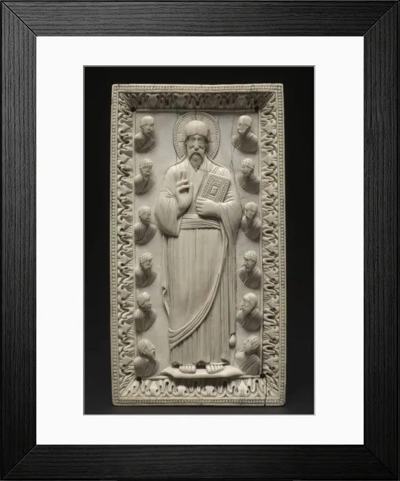 Framed Print : Christs Mission to the Apostles, c. 970-980. Creator: Unknown Framed Print : Christs Mission to the Apostles, c. 970-980. Creator: Unknown