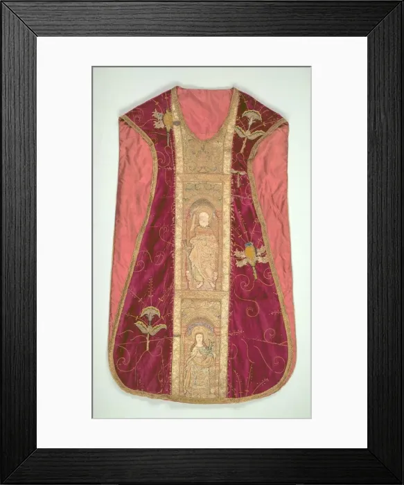 Framed Print : Chasuble, 1500-1520. Creator: Unknown Framed Print : Chasuble, 1500-1520. Creator: Unknown