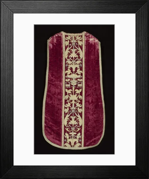 Framed Print : Chasuble, late 1600s. Creator: Unknown Framed Print : Chasuble, late 1600s. Creator: Unknown