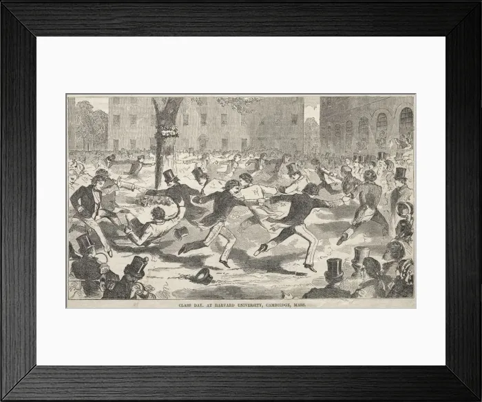 Framed Print : Class Day, at Harvard University, Cambridge, Massachusetts, 1858. Creator: Winslow Homer (American Framed Print : Class Day, at Harvard University, Cambridge, Massachusetts, 1858. Creator: Winslow Homer (American