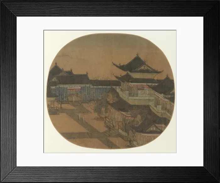 Framed Print : A Palace, 1271-1368. Creator: Unknown Framed Print : A Palace, 1271-1368. Creator: Unknown