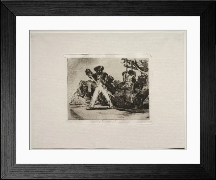 Framed Print : The Horrors of War: Thats Tough!. Creator: Francisco de Goya (Spanish, 1746-1828) Framed Print : The Horrors of War: Thats Tough!. Creator: Francisco de Goya (Spanish, 1746-1828)