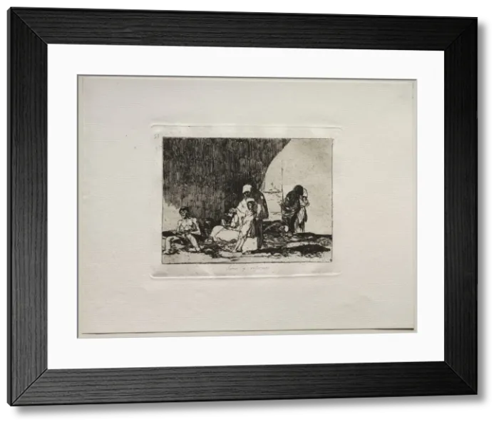 Framed Print : The Horrors of War: The Healthy and the Sick. Creator: Francisco de Goya (Spanish, 1746-1828) Framed Print : The Horrors of War: The Healthy and the Sick. Creator: Francisco de Goya (Spanish, 1746-1828)
