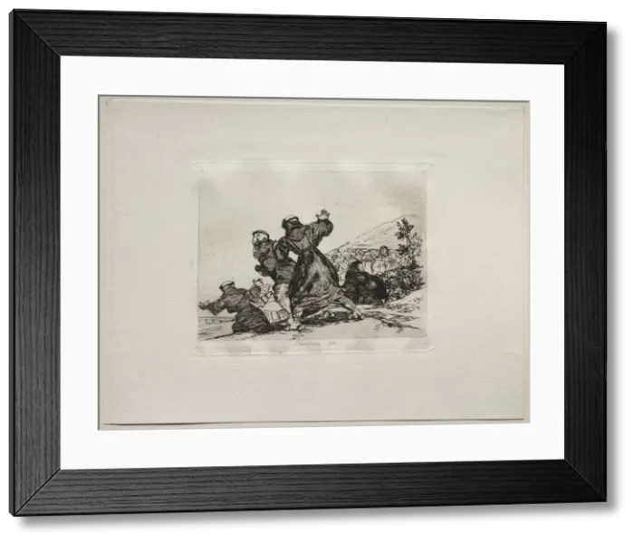 Framed Print : The Horrors of War: This Too. Creator: Francisco de Goya (Spanish, 1746-1828) Framed Print : The Horrors of War: This Too. Creator: Francisco de Goya (Spanish, 1746-1828)
