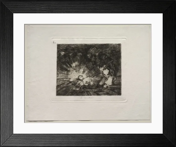 Framed Print : The Horrors of War: Will She Rise Again?. Creator: Francisco de Goya (Spanish, 1746-1828) Framed Print : The Horrors of War: Will She Rise Again?. Creator: Francisco de Goya (Spanish, 1746-1828)