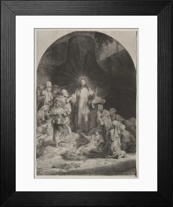 Framed Print : The Hundred Guilder Print, c. 1649. Creator: Rembrandt van Rijn (Dutch, 1606-1669)