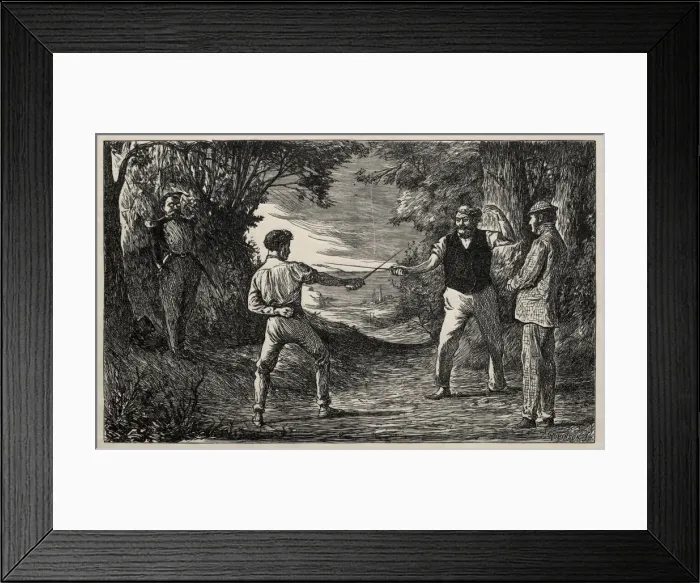 Framed Print : The Ingenuous Wobbler, 1865. Creator: George Louis Palmella Busson Du Maurier (British, 1834-1896) Framed Print : The Ingenuous Wobbler, 1865. Creator: George Louis Palmella Busson Du Maurier (British, 1834-1896)