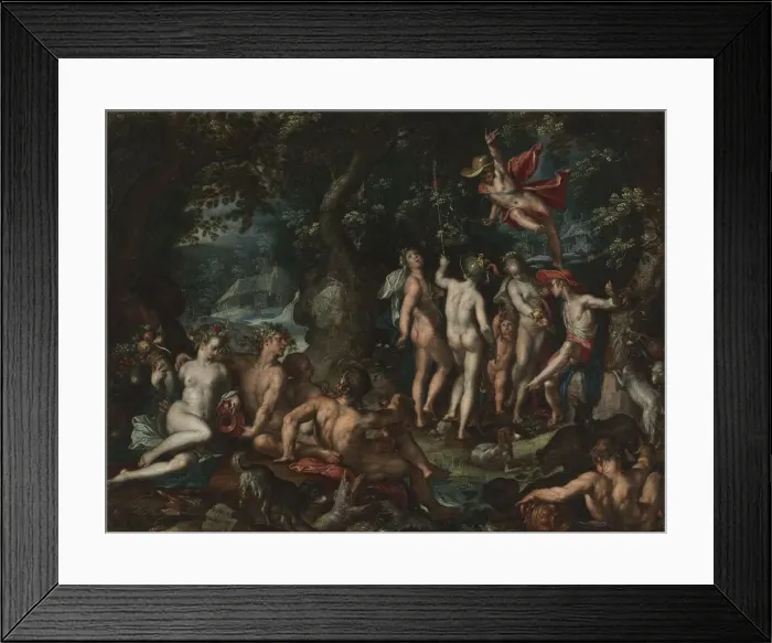 Framed Print : The Judgment of Paris, 1602. Creator: Joachim Anthoniz Wtewael (Dutch, 1566-1638) Framed Print : The Judgment of Paris, 1602. Creator: Joachim Anthoniz Wtewael (Dutch, 1566-1638)