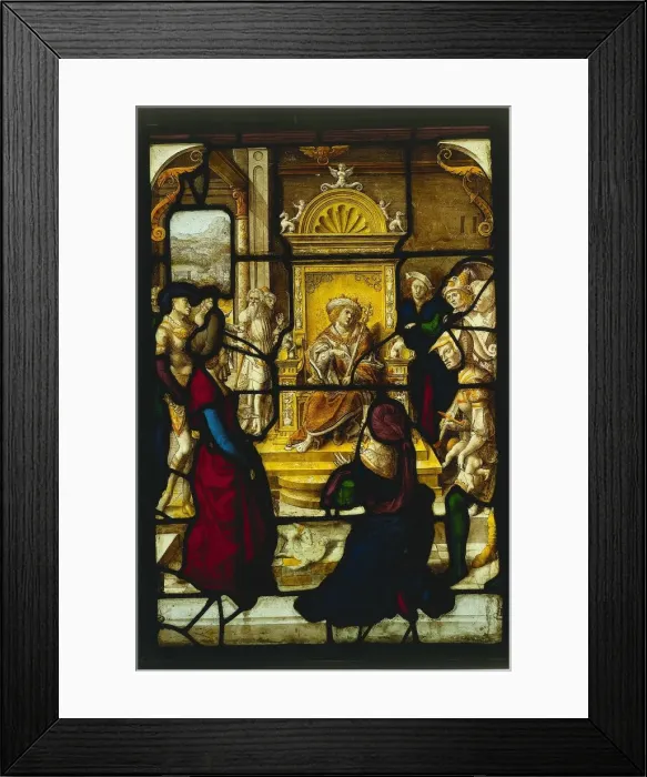 Framed Print : The Judgment of Solomon, c. 1530. Creator: Dirk Vellert (Netherlandish, 1480 / 85-1547) Framed Print : The Judgment of Solomon, c. 1530. Creator: Dirk Vellert (Netherlandish, 1480 / 85-1547)