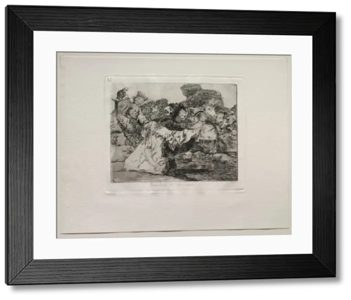 Framed Print : The Horrors of War: Charlatans Show. Creator: Francisco de Goya (Spanish, 1746-1828) Framed Print : The Horrors of War: Charlatans Show. Creator: Francisco de Goya (Spanish, 1746-1828)