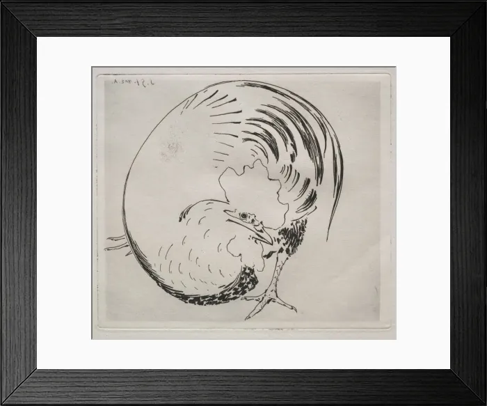 Framed Print : The High-Fired Service: Rooster, c. 1860. Creator: Felix Bracquemond (French, 1833-1914) Framed Print : The High-Fired Service: Rooster, c. 1860. Creator: Felix Bracquemond (French, 1833-1914)