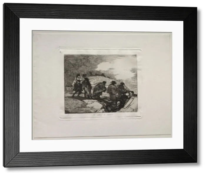 Framed Print : The Horrors of War: They Do Not Know The Way. Creator: Francisco de Goya (Spanish, 1746-1828) Framed Print : The Horrors of War: They Do Not Know The Way. Creator: Francisco de Goya (Spanish, 1746-1828)