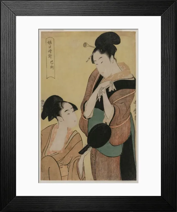 Framed Print : The Hour of the Snake (from the series A Clock for Young Women), c. 1796. Creator Framed Print : The Hour of the Snake (from the series A Clock for Young Women), c. 1796. Creator