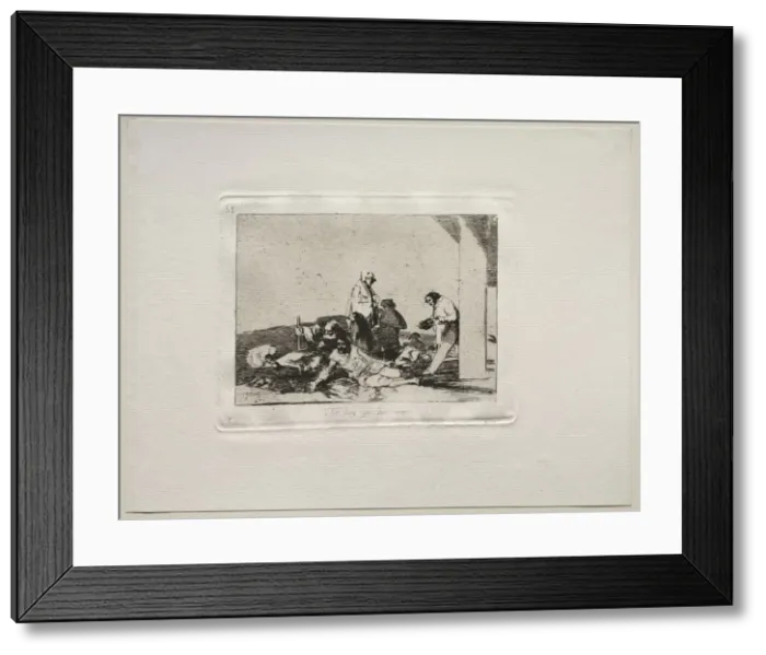 Framed Print : The Horrors of War: Its No Use Crying Out. Creator: Francisco de Goya (Spanish, 1746-1828) Framed Print : The Horrors of War: Its No Use Crying Out. Creator: Francisco de Goya (Spanish, 1746-1828)