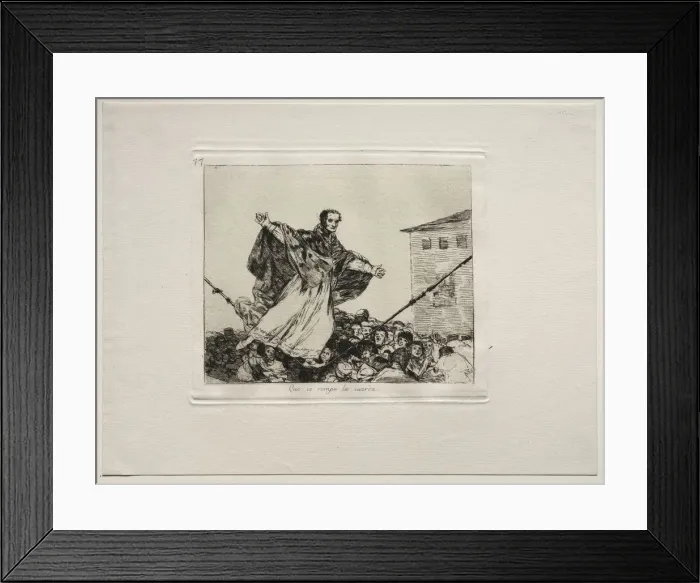 Framed Print : The Horrors of War: May the Cord Break. Creator: Francisco de Goya (Spanish, 1746-1828) Framed Print : The Horrors of War: May the Cord Break. Creator: Francisco de Goya (Spanish, 1746-1828)