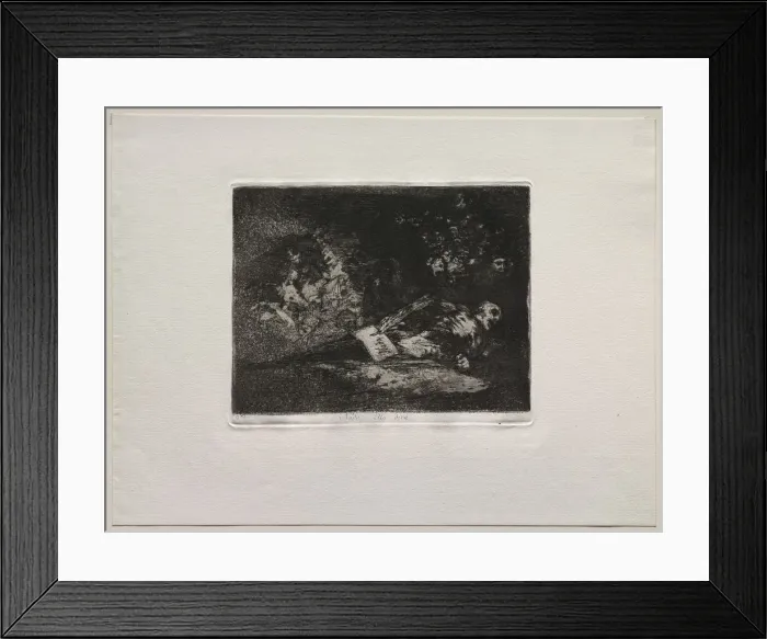 Framed Print : The Horrors of War: Nothing. The Event Will Tell. Creator: Francisco de Goya (Spanish, 1746-1828) Framed Print : The Horrors of War: Nothing. The Event Will Tell. Creator: Francisco de Goya (Spanish, 1746-1828)