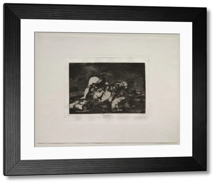 Framed Print : The Horrors of War: Nor (Do These) Either. Creator: Francisco de Goya (Spanish, 1746-1828) Framed Print : The Horrors of War: Nor (Do These) Either. Creator: Francisco de Goya (Spanish, 1746-1828)