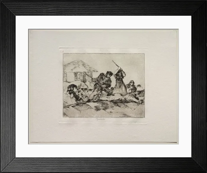 Framed Print : The Horrors of War: Rabble. Creator: Francisco de Goya (Spanish, 1746-1828) Framed Print : The Horrors of War: Rabble. Creator: Francisco de Goya (Spanish, 1746-1828)