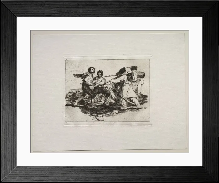 Framed Print : The Horrors of War: Rightly or Wrongly. Creator: Francisco de Goya (Spanish, 1746-1828)