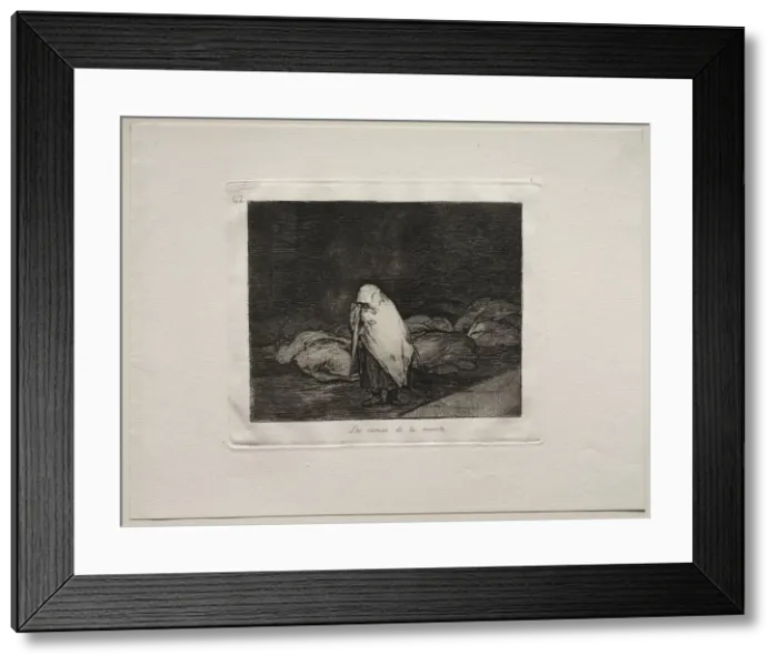 Framed Print : The Horrors of War: The Beds of Death. Creator: Francisco de Goya (Spanish, 1746-1828) Framed Print : The Horrors of War: The Beds of Death. Creator: Francisco de Goya (Spanish, 1746-1828)