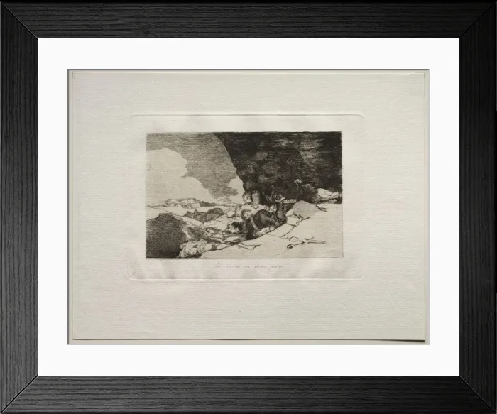 Framed Print : The Horrors of War: The Same Elsewhere. Creator: Francisco de Goya (Spanish, 1746-1828) Framed Print : The Horrors of War: The Same Elsewhere. Creator: Francisco de Goya (Spanish, 1746-1828)